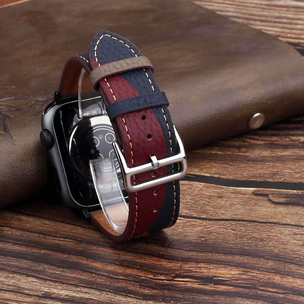 Smartwatch Accessories Shop - Genuine Leather Strap for Apple Watch
