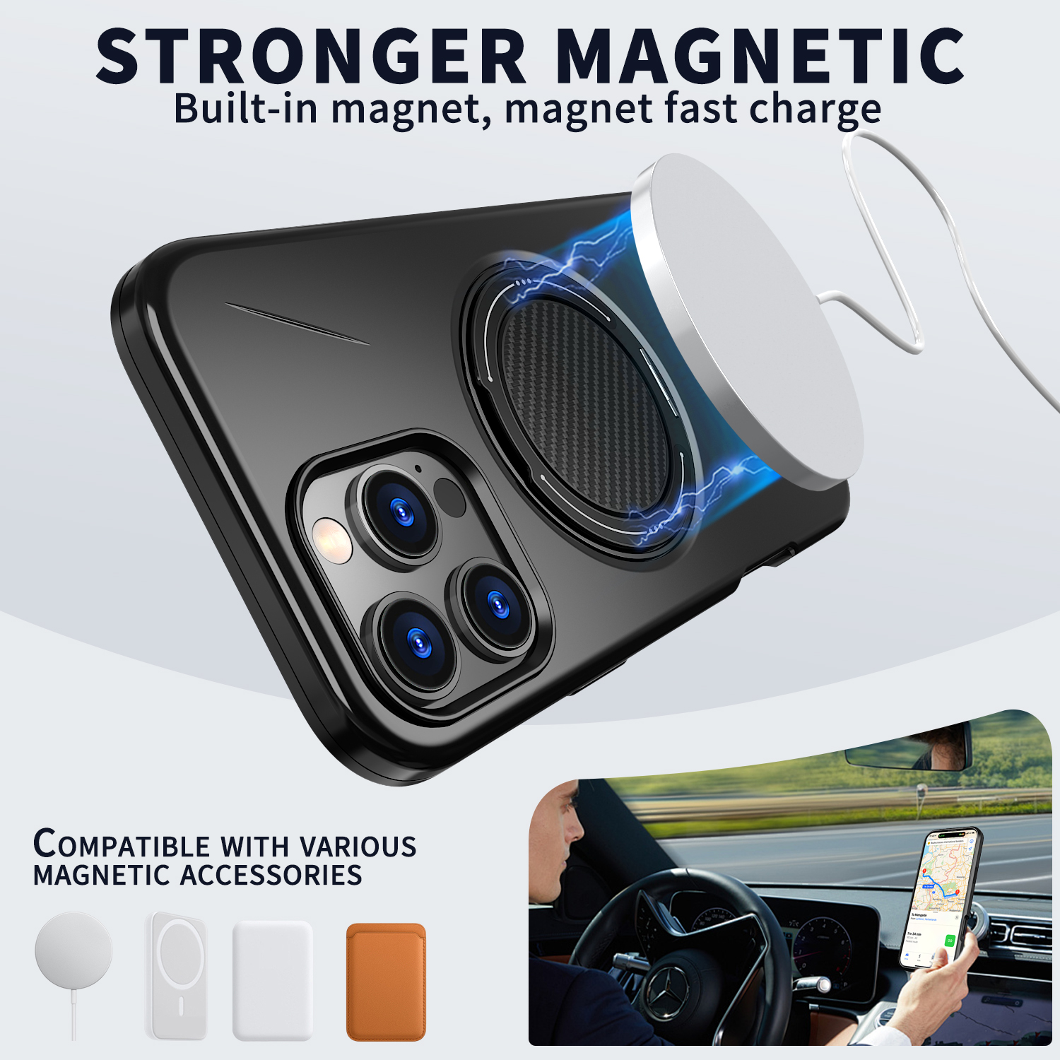 Wireless Charging Strong Magne - Magnetic Charging Stand 评论和价格