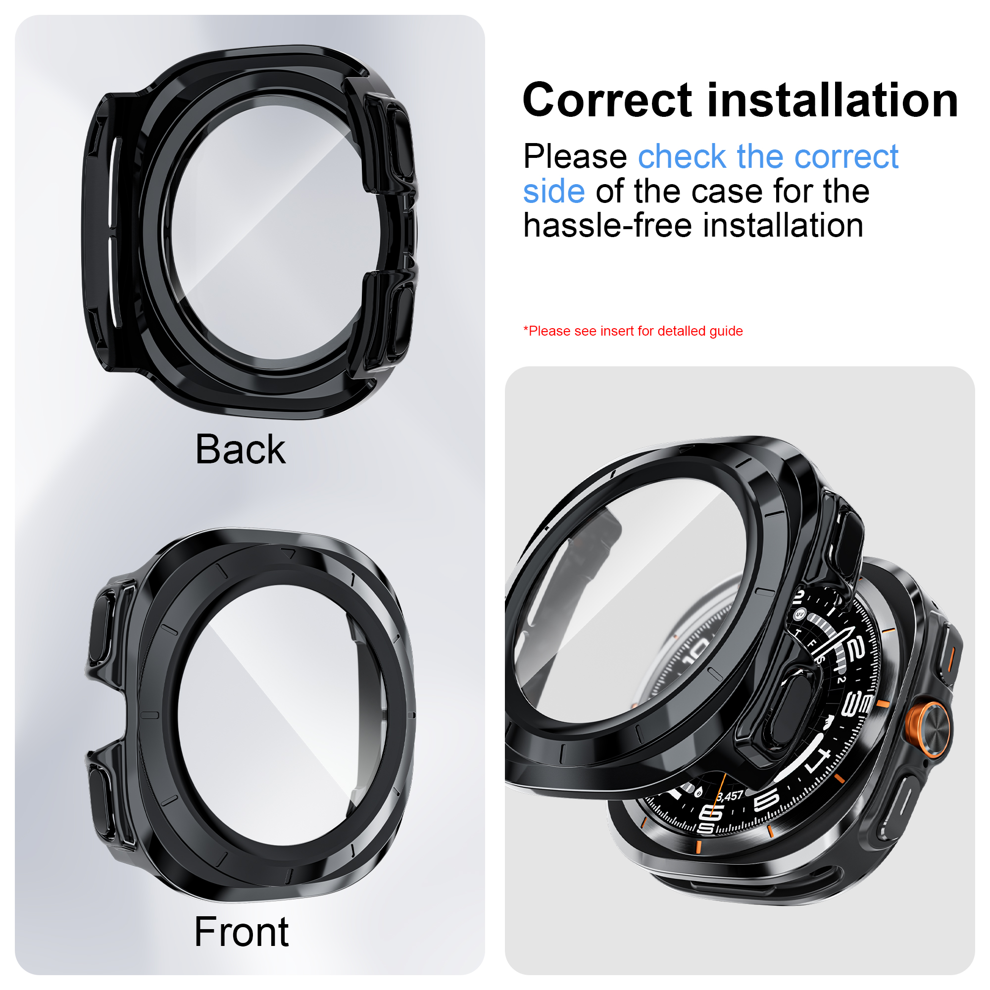 Case for Samsung Galaxy Watch  - Smartwatch Band Accessories 评论和价格