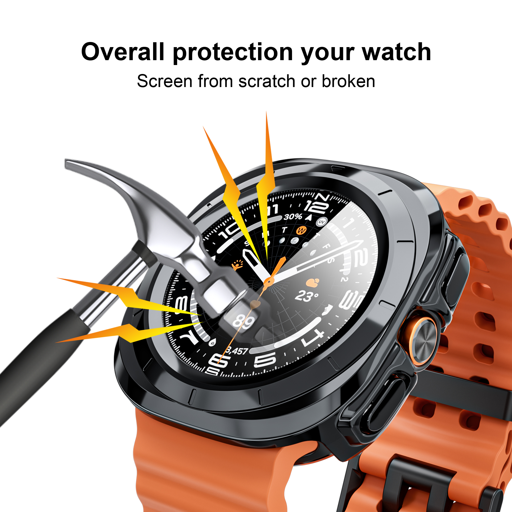 Case for Samsung Galaxy Watch  - Smartwatch Band Accessories 评论和价格