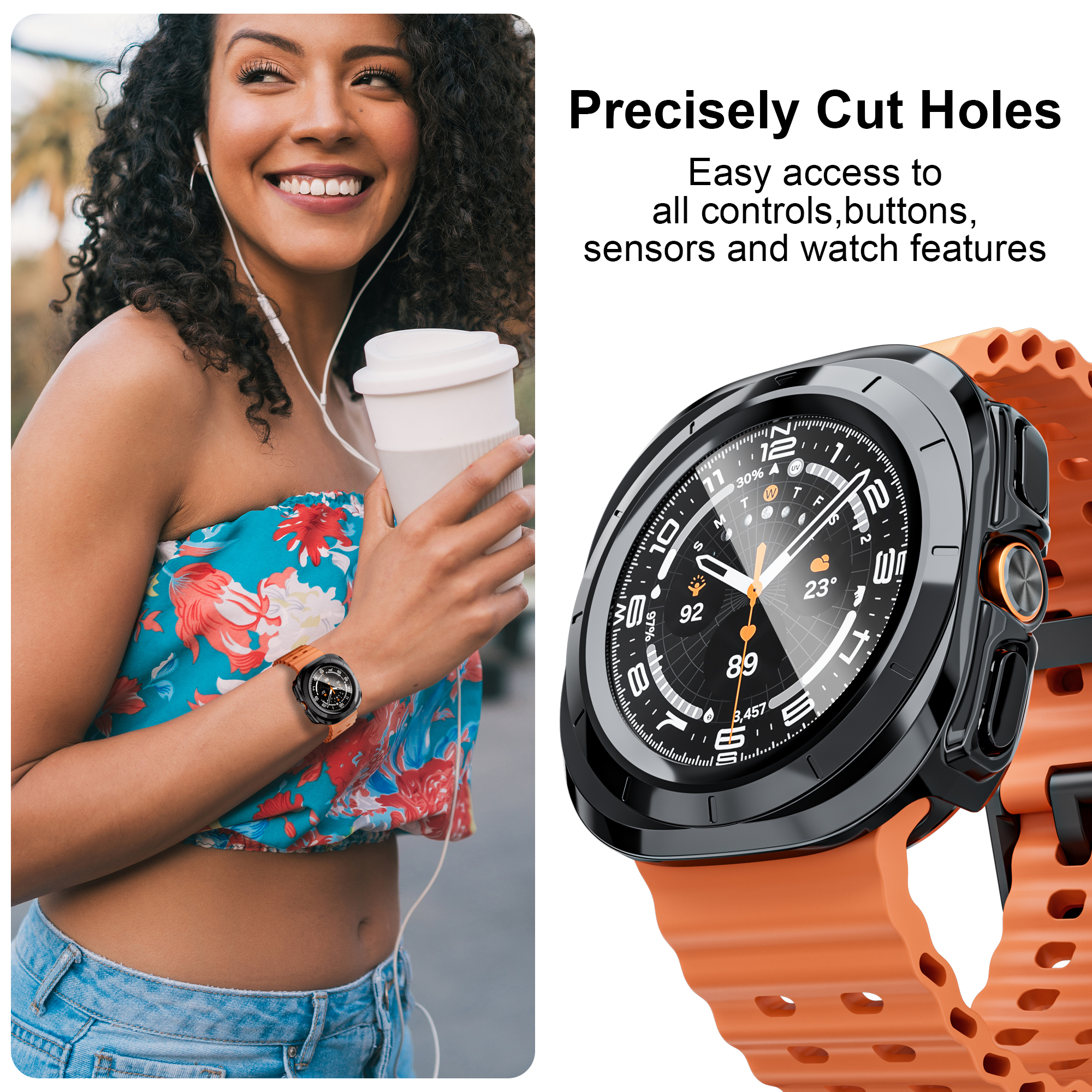 Case for Samsung Galaxy Watch  - Smartwatch Band Accessories 评论和价格