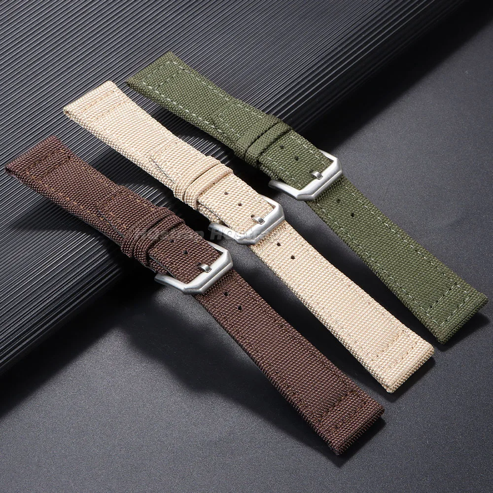 Nylon Canvas Watch Strap for I - Nylon Nato Strap 评论和价格