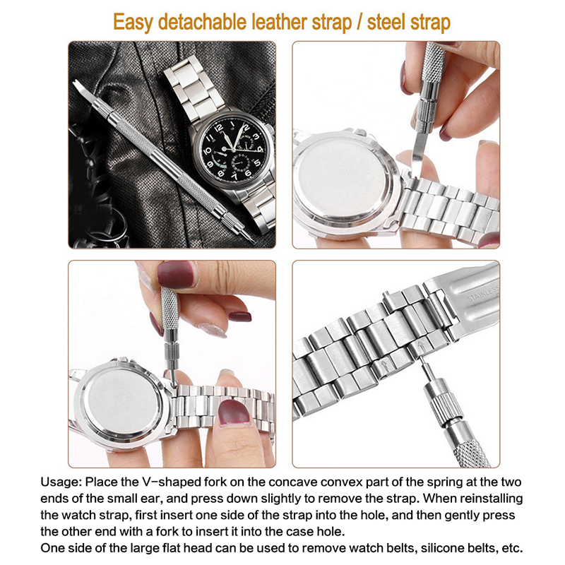 Watch Repair Tool Set Spring B - Tool Kit Strap Change 评论和价格
