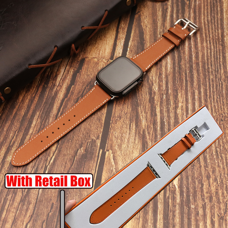 With Gift Box Genuine Leather  - Smartwatch Accessories Shop 评论和价格
