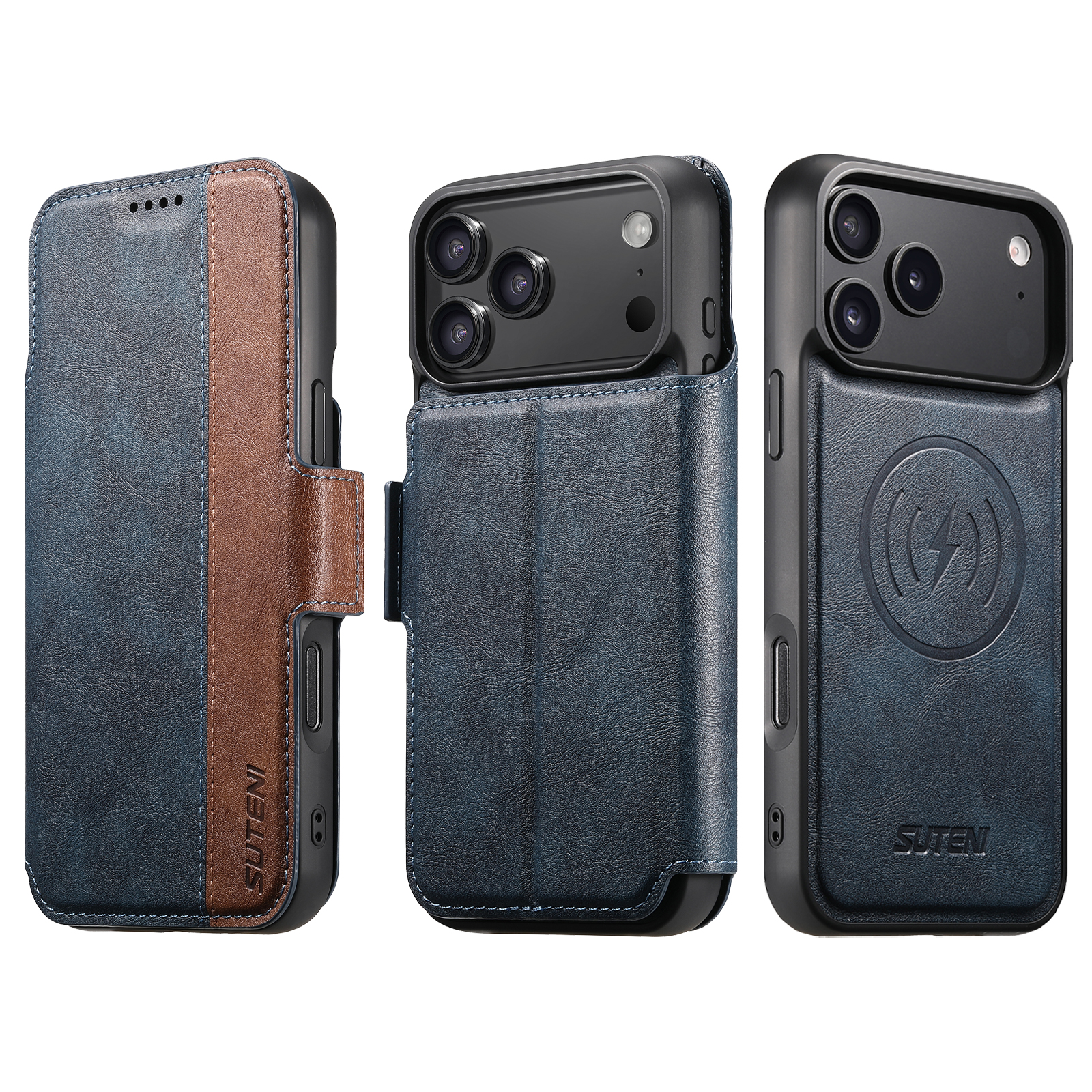 SUTENI Faux Leather Wireless C - Magnetic Charging Stand 评论和价格