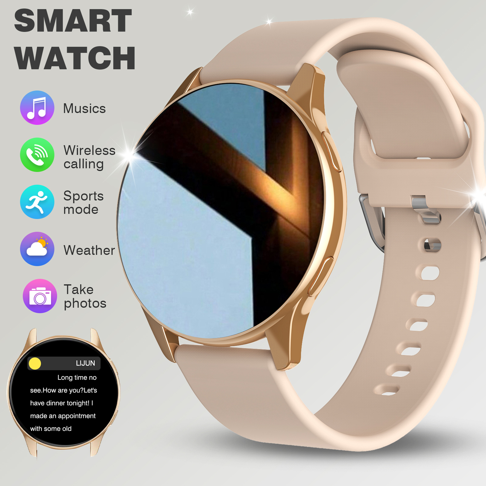 Smartwatch, Wireless Calling/D - Smartwatch Custom 评论和价格