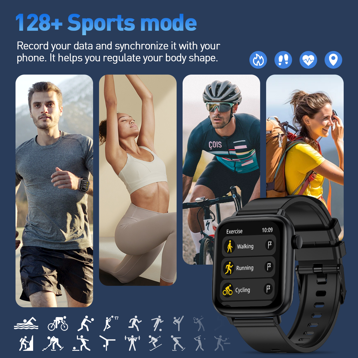 LIGE New Women Smart Watches 1 - Smartwatch X12 评论和价格