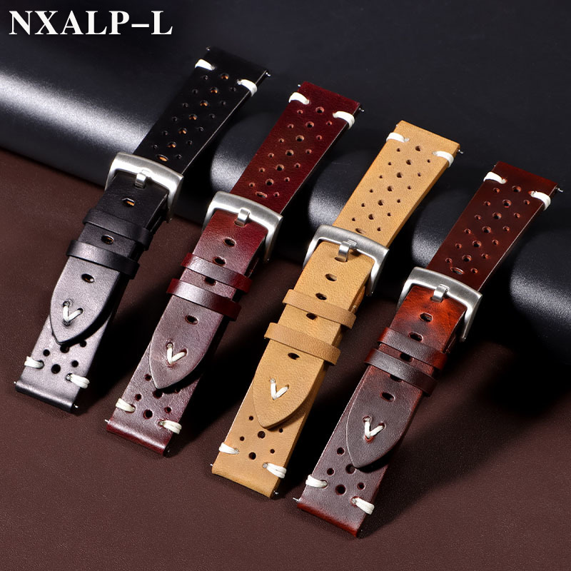 Retro Oil Wax Discoloration Le - Nylon Nato Strap 评论和价格
