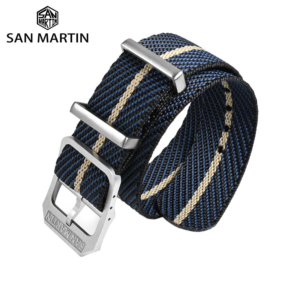 San Martin High Quality 20mm U - Nylon Nato Strap 评论和价格