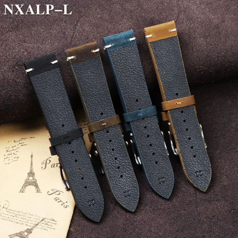 Vintage Oil Wax Leather Watch  - Nylon Nato Strap 评论和价格