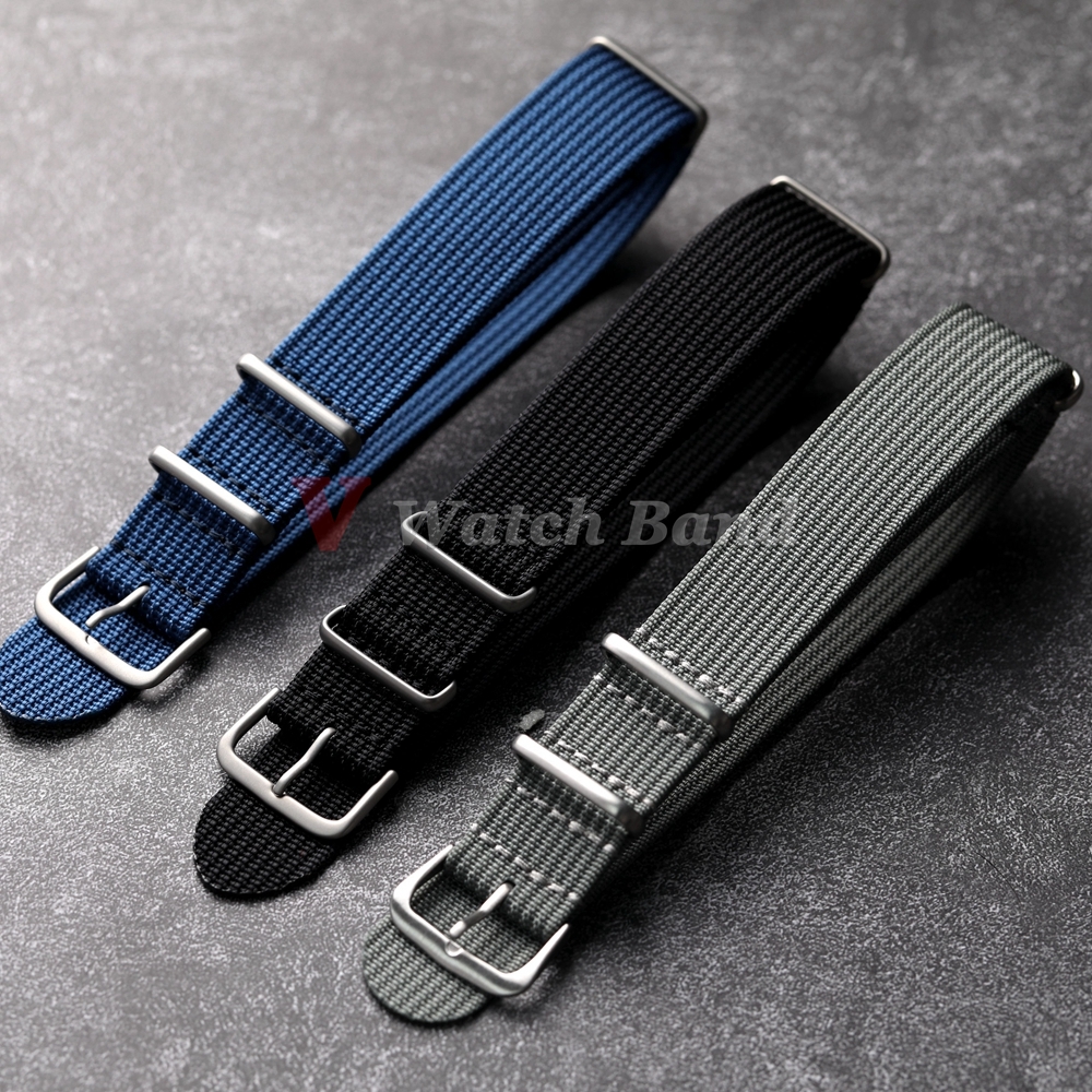 New Ribbed Nylon Watchband Nyl - Nylon Nato Strap 评论和价格
