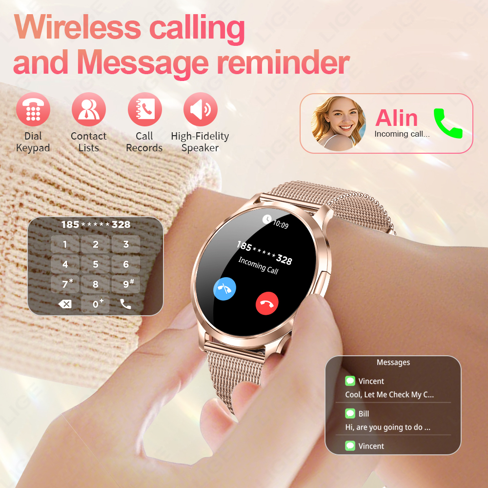 LIGE 2026 New Smart Watch Wome - Smartwatch Custom 评论和价格