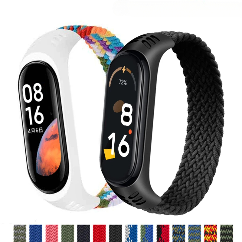 Bracelet for Xiaomi Mi band 6  - Solo Loop Strap 评论和价格