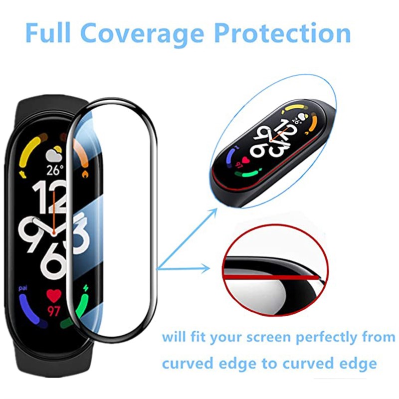 3D Full Screen Protector For X - Smartwatch Band Accessories 评论和价格