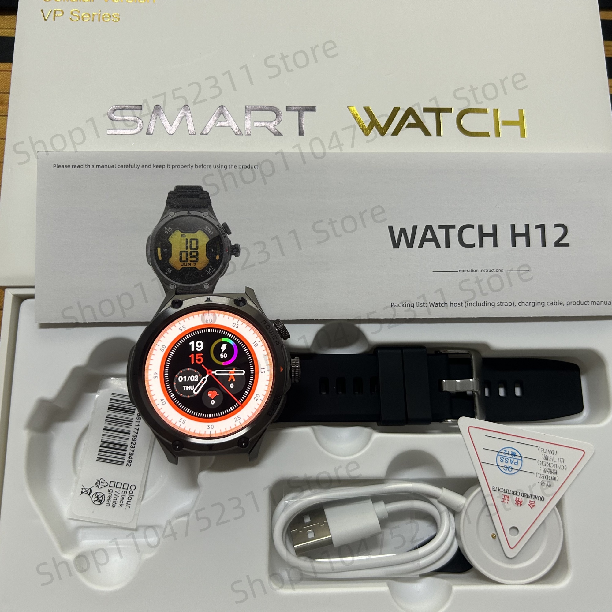 H12 Smartwatch 4G LTE Smart Wa - Smartwatch Store 评论和价格
