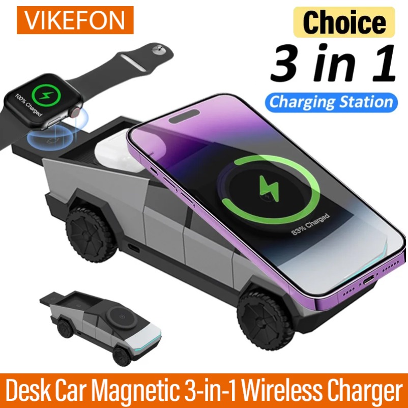VIKEFON Desk Car Magnetic 3-in - Magnetic Charging Stand 评论和价格