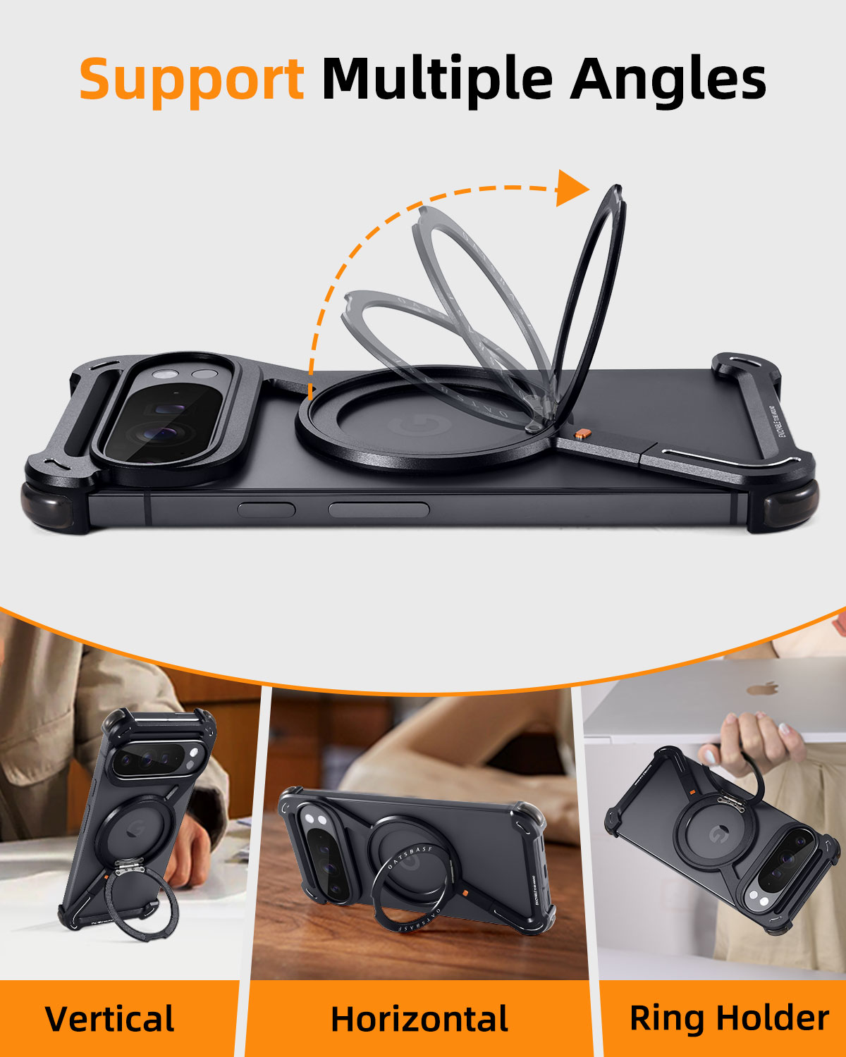 Oatsbasf Metal Phone Case for  - Magnetic Charging Stand 评论和价格