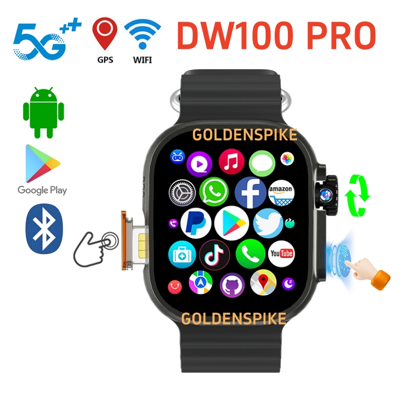 DW100 PRO SmartWatch 4G/5G And - Smartwatch Store 评论和价格