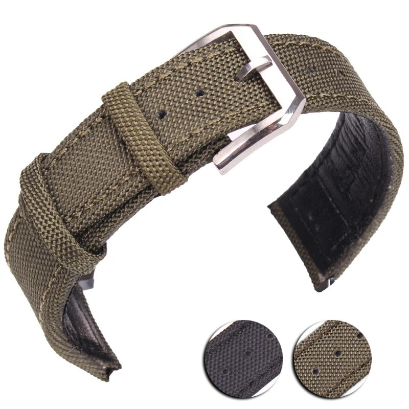 Nylon Genuine Leather Watch Ba - Nylon Nato Strap 评论和价格