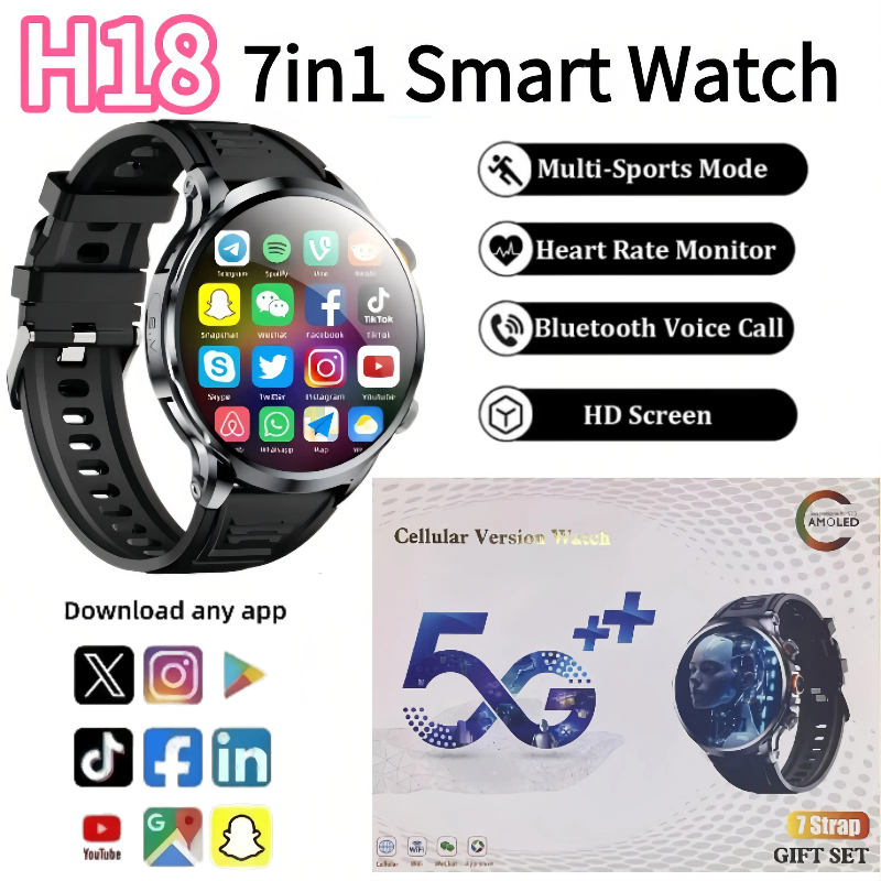 H18 New Android Smartwatch 4G  - Smartwatch Store 评论和价格