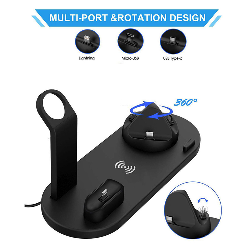 6 in 1 Wireless Charger Stand  - Smartwatch X12 评论和价格