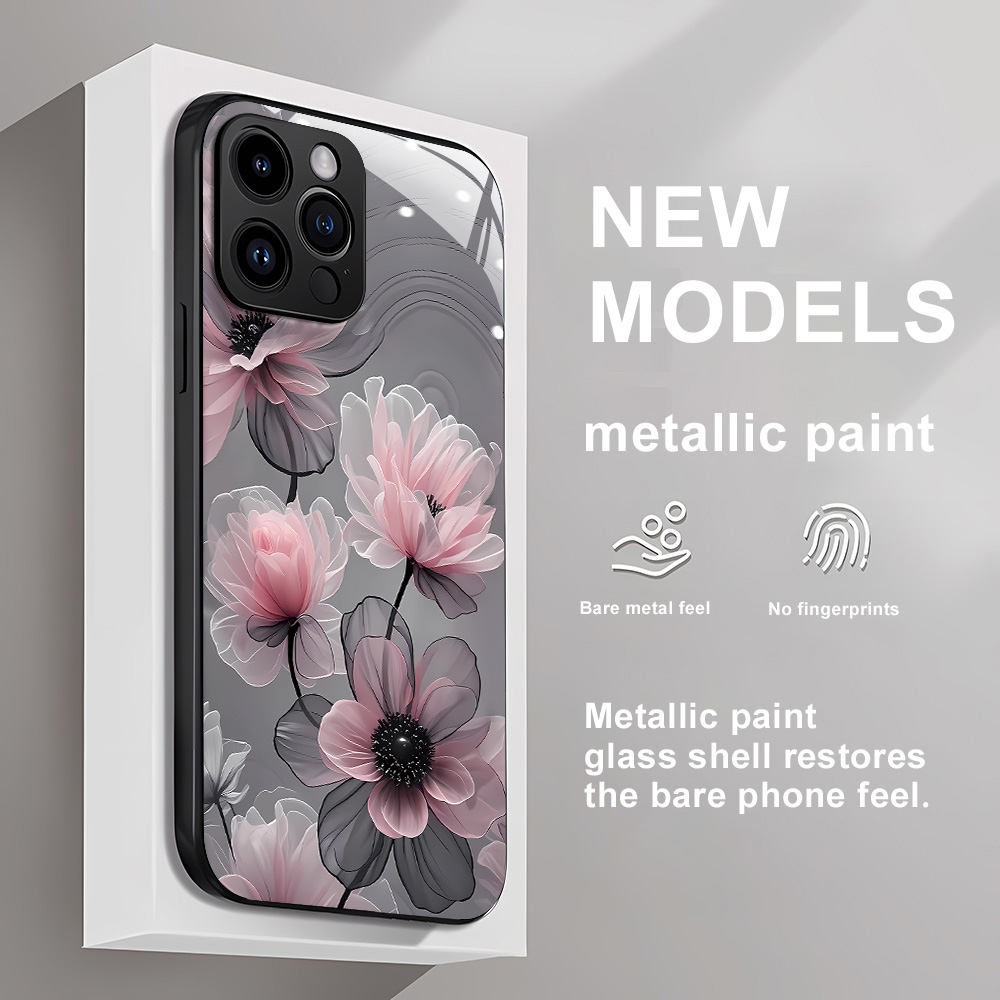Flower Tempered Glass Case For - Screen Protector Film 评论和价格