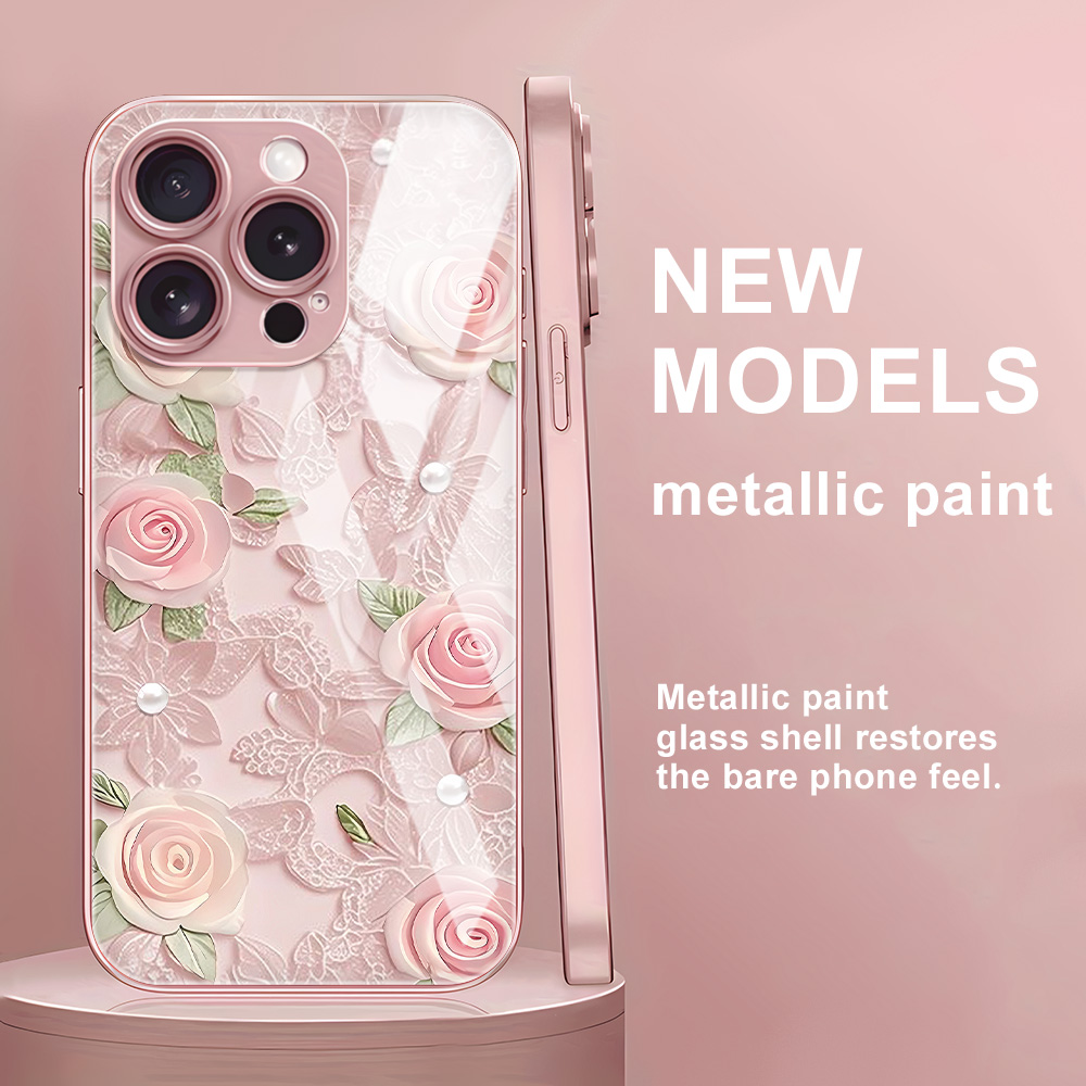 Flower Tempered Glass Case For - Screen Protector Film 评论和价格