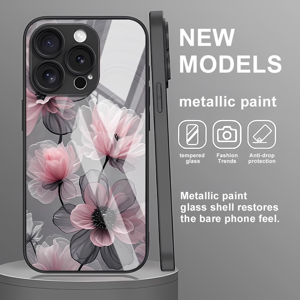 Flower Tempered Glass Case For - Screen Protector Film 评论和价格