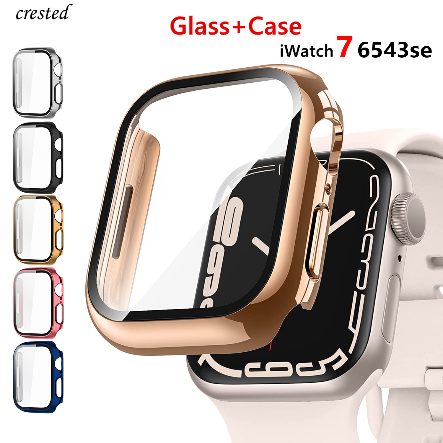 Glass+cover For Apple Watch Ca - Smartwatch Band Accessories 评论和价格
