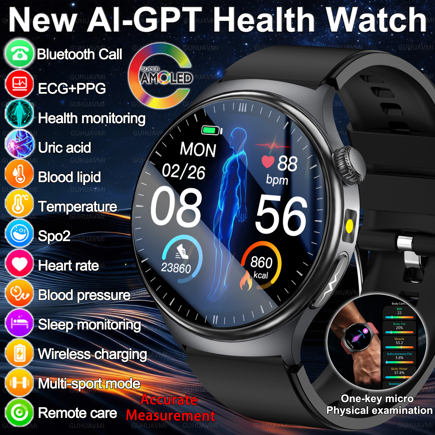 2026 New Accurate Diagnosis Sm - Android Smartwatch Accessories 评论和价格