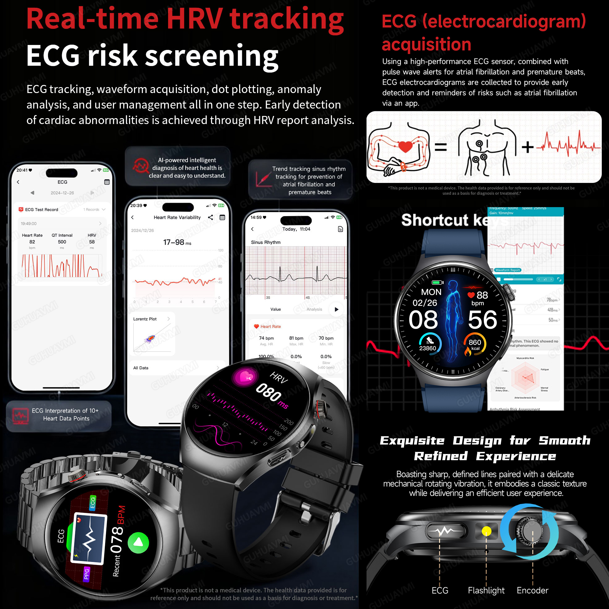 2026 New Accurate Diagnosis Sm - Android Smartwatch Accessories 评论和价格