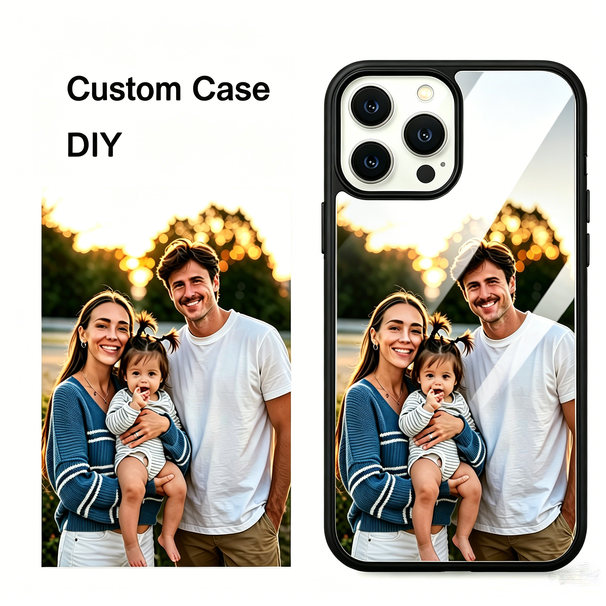 Custom Photo Mirror Glass Case - Screen Protector Film 评论和价格