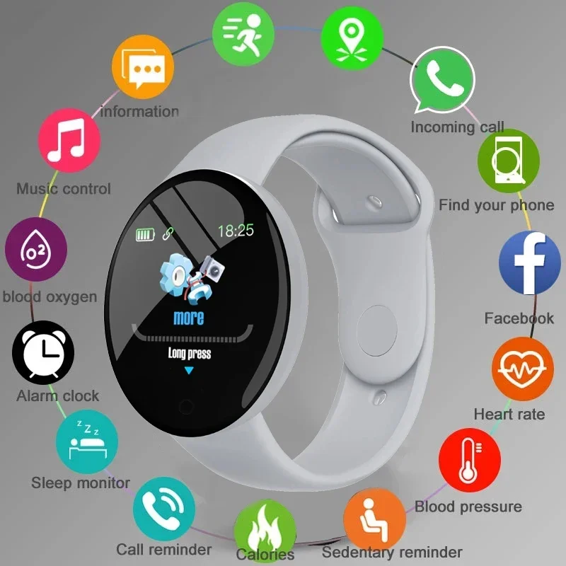 Children D18 Smartwatch Square - Android Smartwatch Accessories 评论和价格