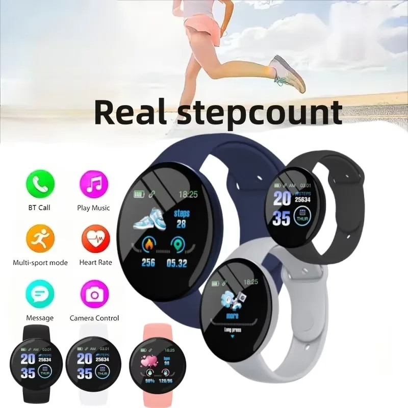 Children D18 Smartwatch Square - Android Smartwatch Accessories 评论和价格