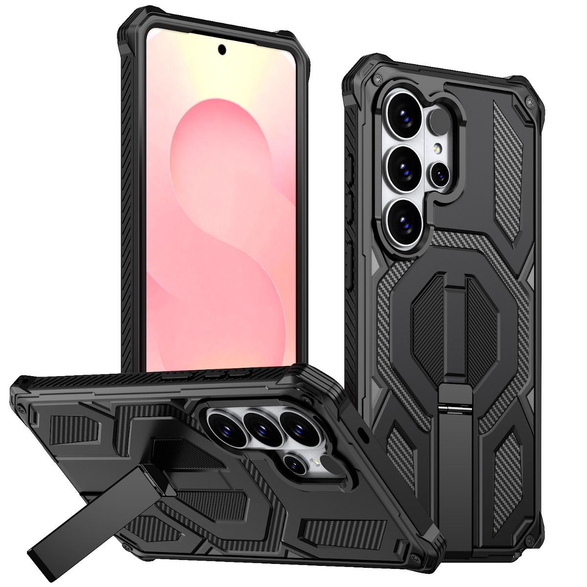 Phone Case for Samsung Galaxy  - Magnetic Charging Stand 评论和价格