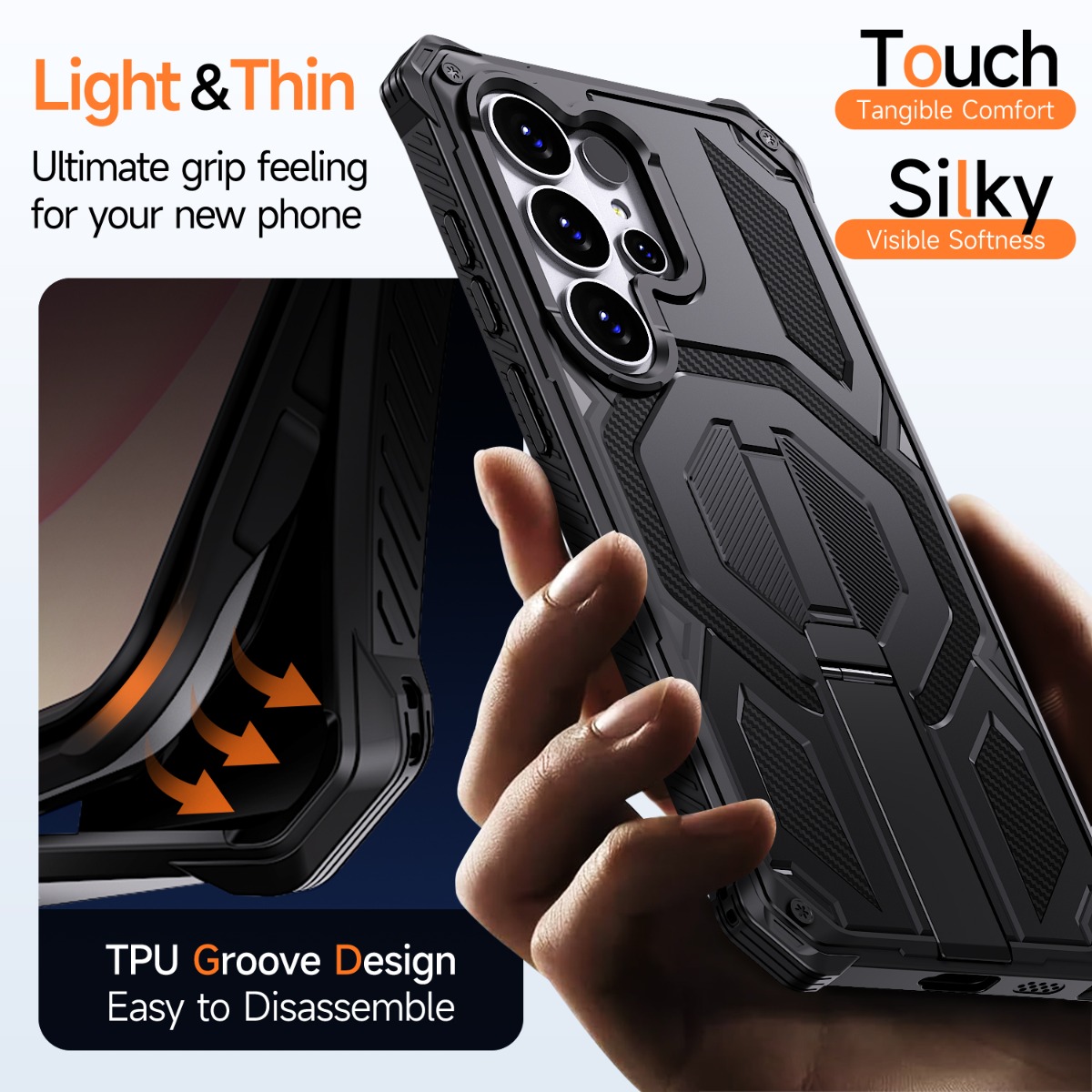 Phone Case for Samsung Galaxy  - Magnetic Charging Stand 评论和价格