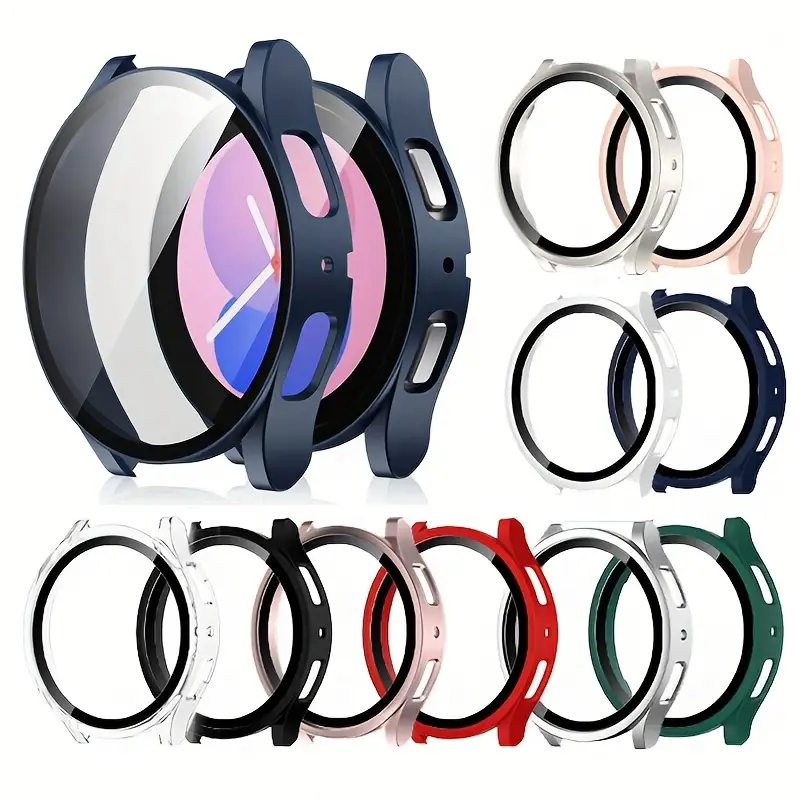 PC Case+Tempered Glass for Sam - Samsung Smartwatch Accessories 评论和价格