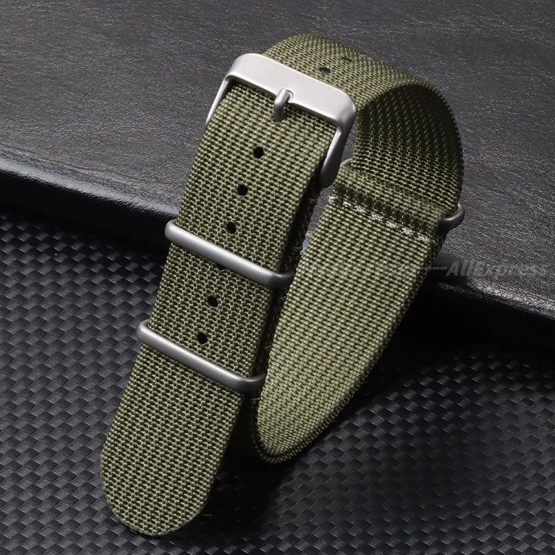 Ribbed Nylon Watch Strap 18mm  - Nylon Nato Strap 评论和价格
