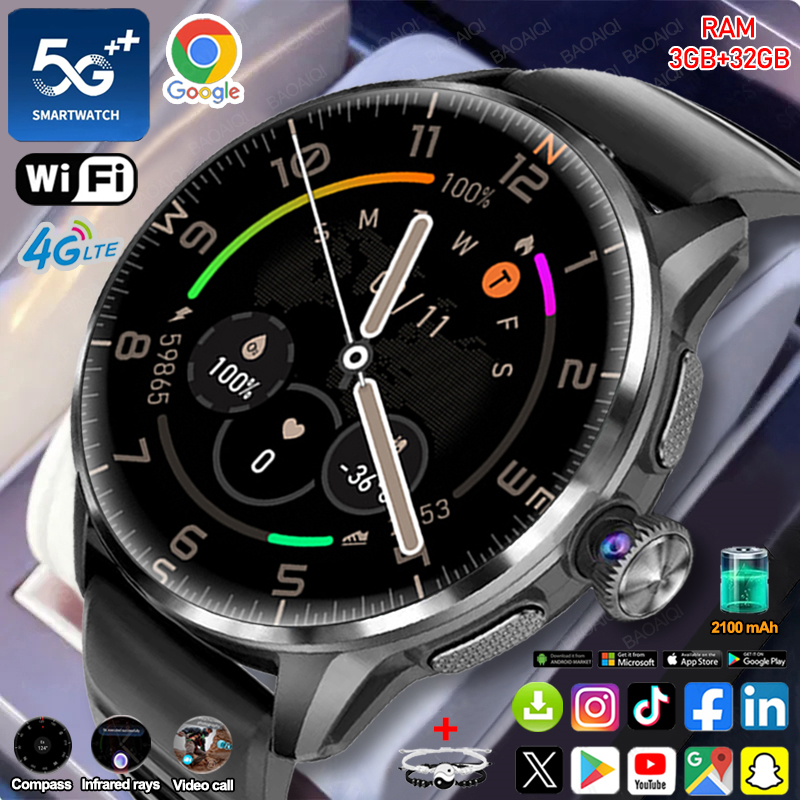 5G/4G Full Network Smart Watch - Smartwatch Id 评论和价格