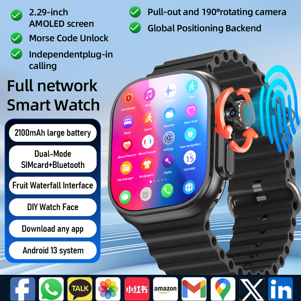 DW200 Smartwatch Men WIFI Touc - Smartwatch Id 评论和价格