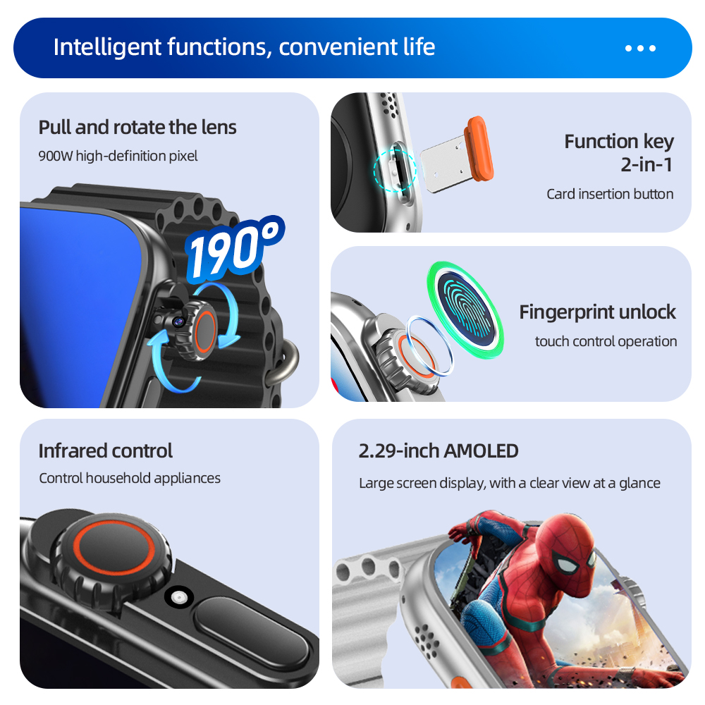 DW200 Smartwatch Men WIFI Touc - Smartwatch Id 评论和价格