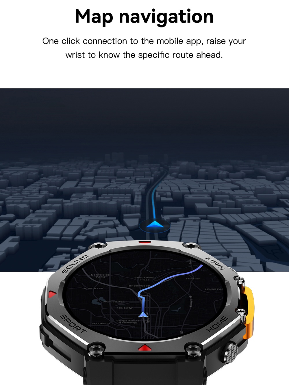 5ATM Waterproof  Smart Watch C - Smartwatch M Active 评论和价格