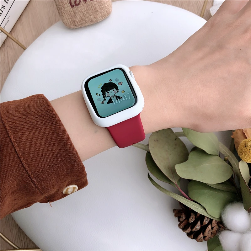Glass+cover For Apple Watch Ca - Smartwatch Band Accessories 评论和价格
