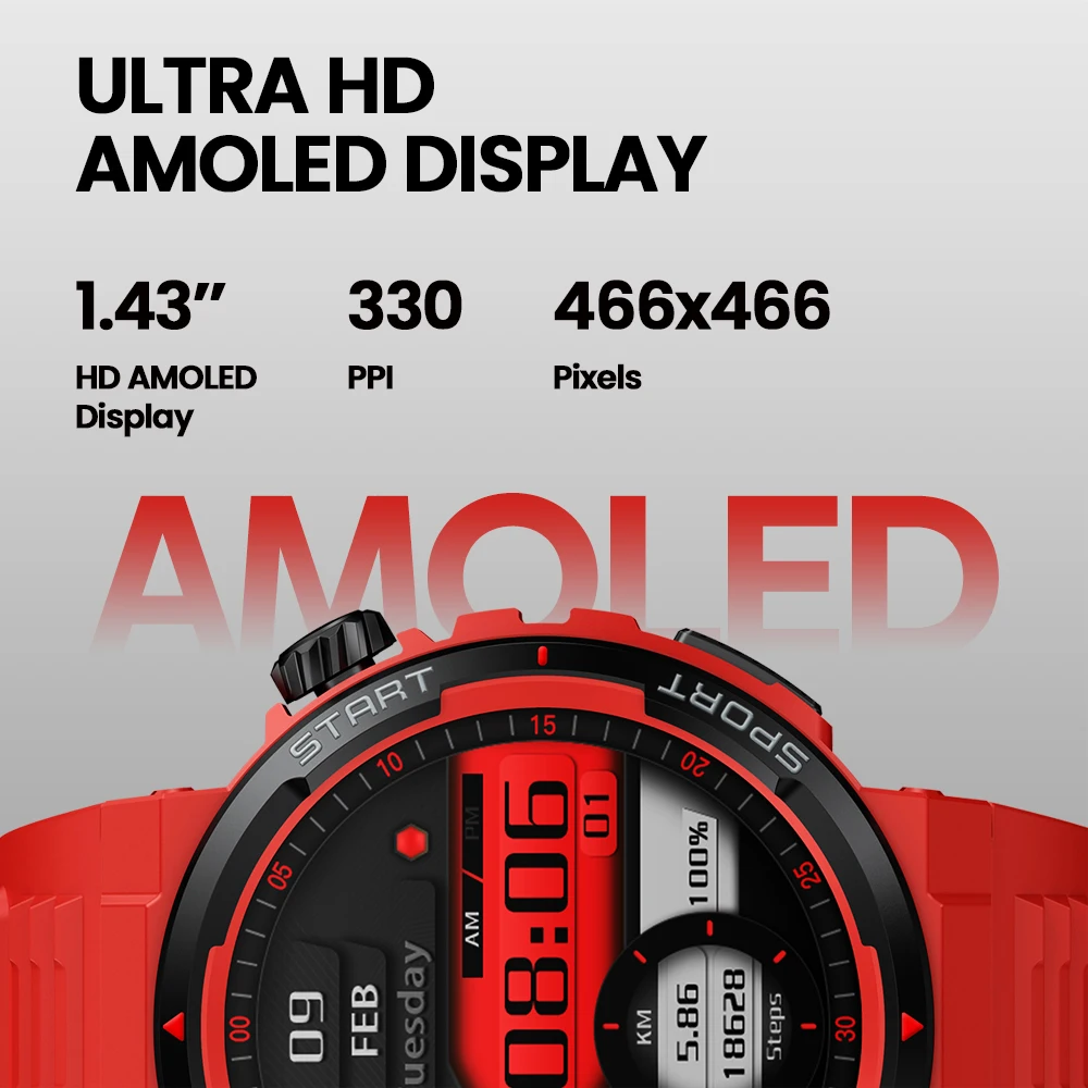 New Zeblaze Ares 3 Plus 1.43'' - Smartwatch X12 评论和价格