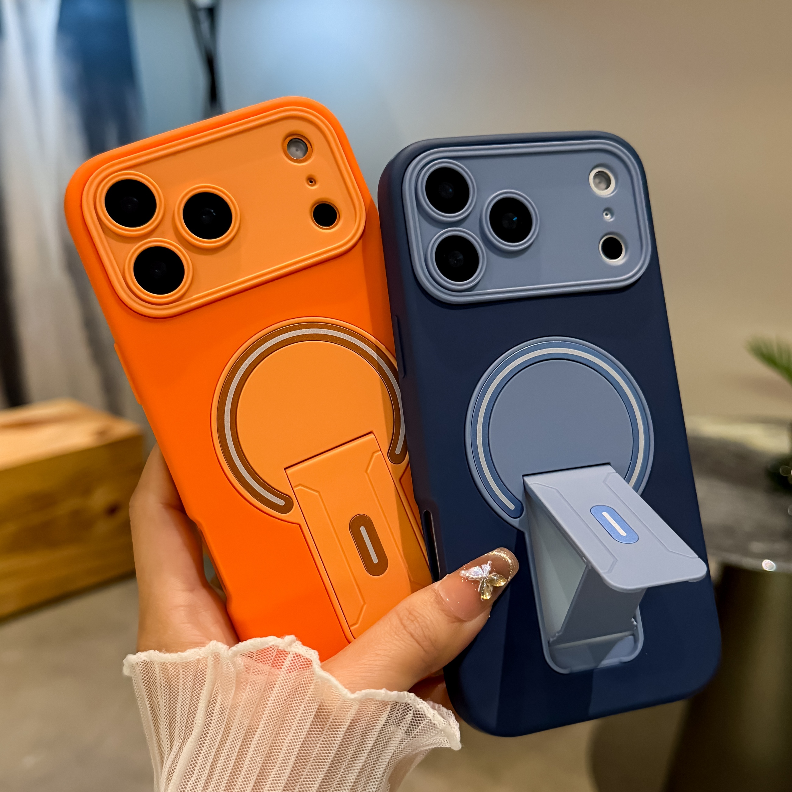 Luxury Fold Stand Holder Shock - Magnetic Charging Stand 评论和价格