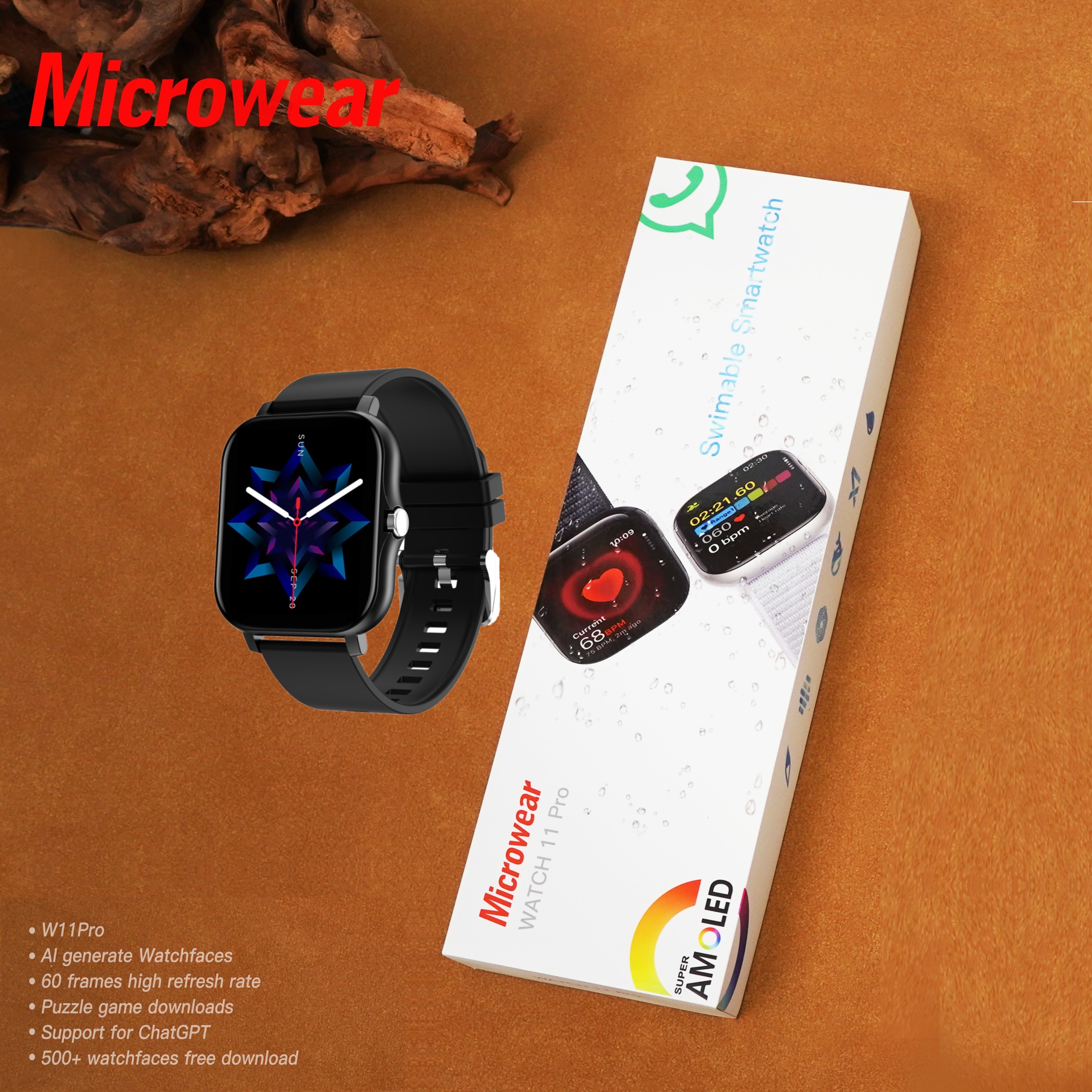 Swiming-proof W11P Smartwtch R - Smartwatch M Active 评论和价格