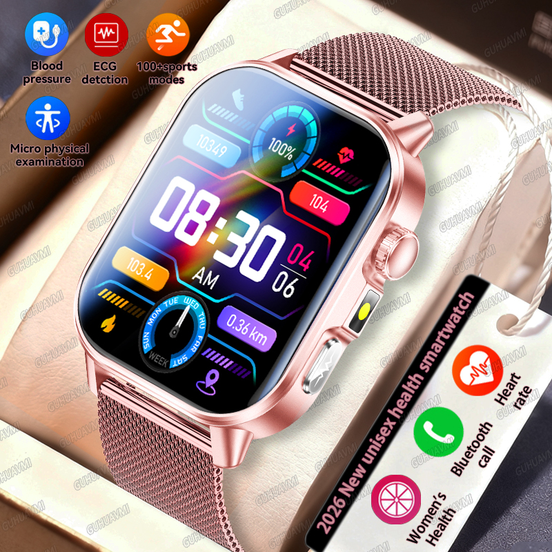 GUHUAVMI 2026 New Precise Heal - Android Smartwatch Accessories 评论和价格