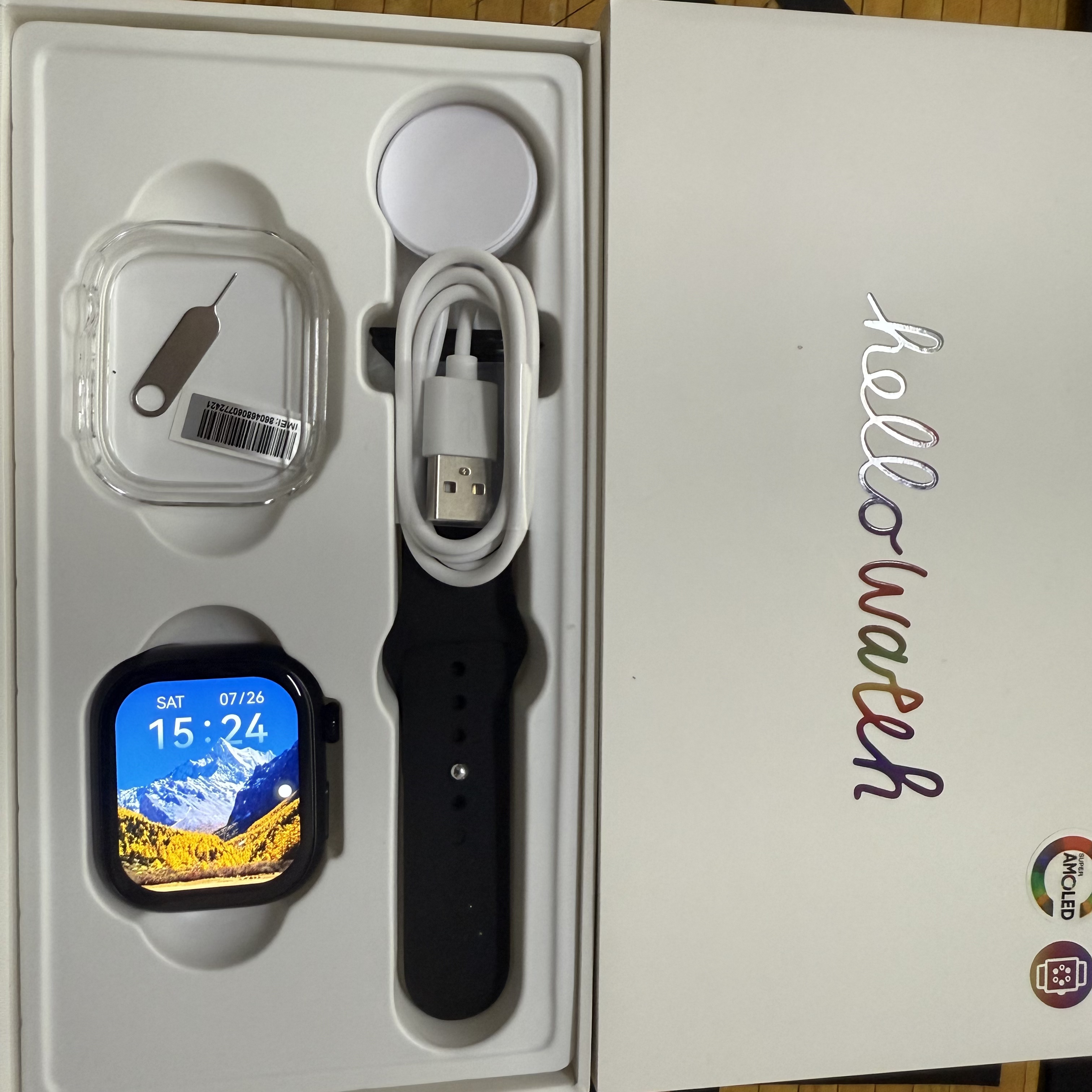New VP69 2.39inch Amoled Andro - Smartwatch Id 评论和价格