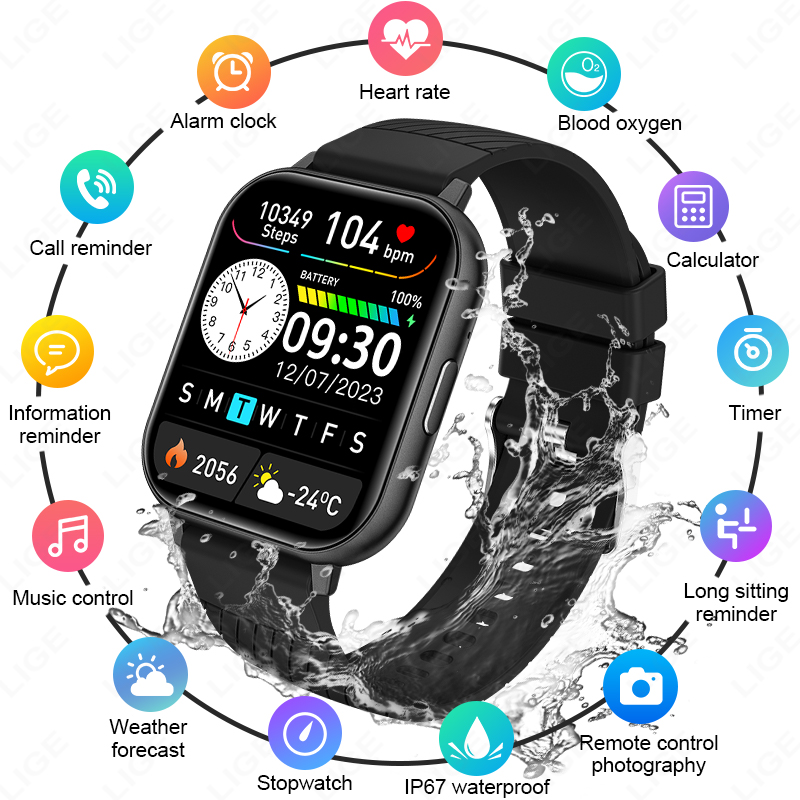 New Smart Watch Men Full Touch - Smartwatch Custom 评论和价格