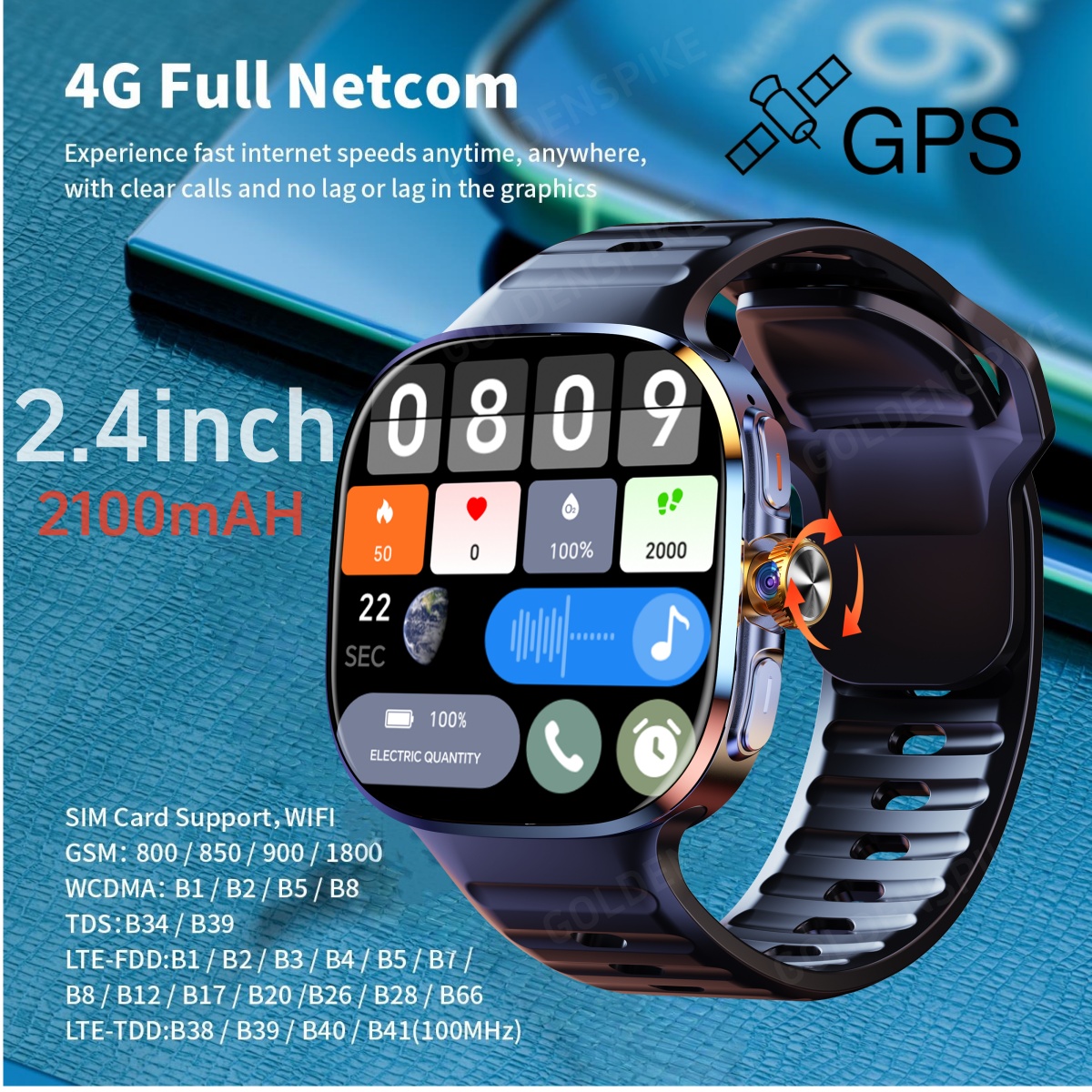 32GB+512GB M99 Smart Watch 4G  - Smartwatch Store 评论和价格